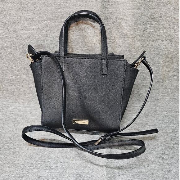 Kate Spade Cat's Meow Large Lottie Leather Purse HandBag /Crossbody - Picture 2 of 10